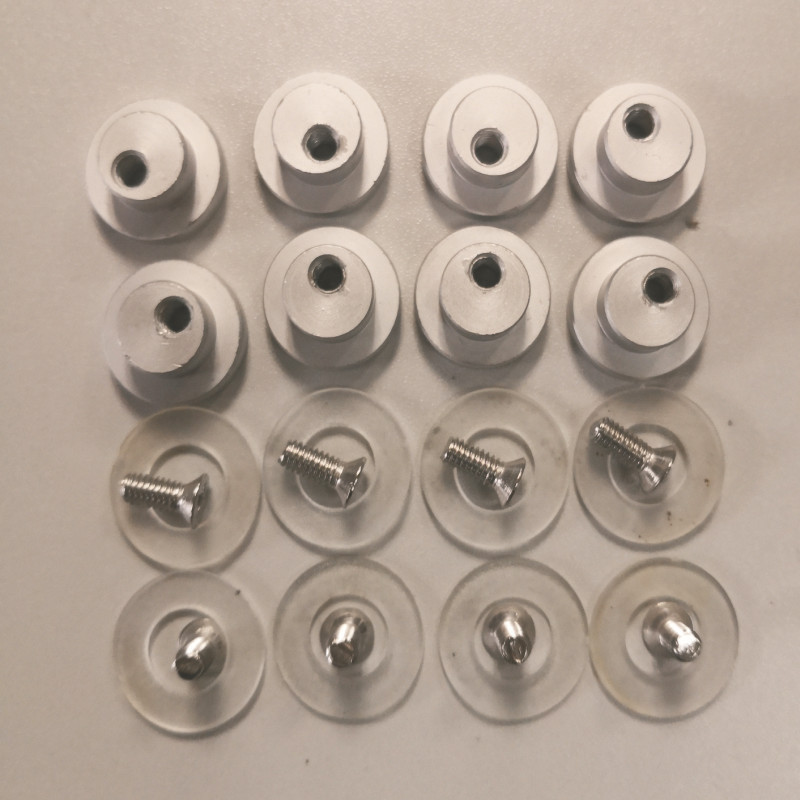 源頭廠家直供G11聯動門玻璃扣鋁合金材質8件套裝可靠耐用大量現貨