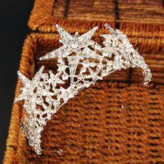 Elegant bridal headpiece: Crystal wedding crown, perfect for wedding dresses, birthday photoshoots, studio accessories, and wedding hair ornaments.