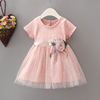 Summer cute dress girl's, 0-4 years, Birthday gift, Korean style, tulle