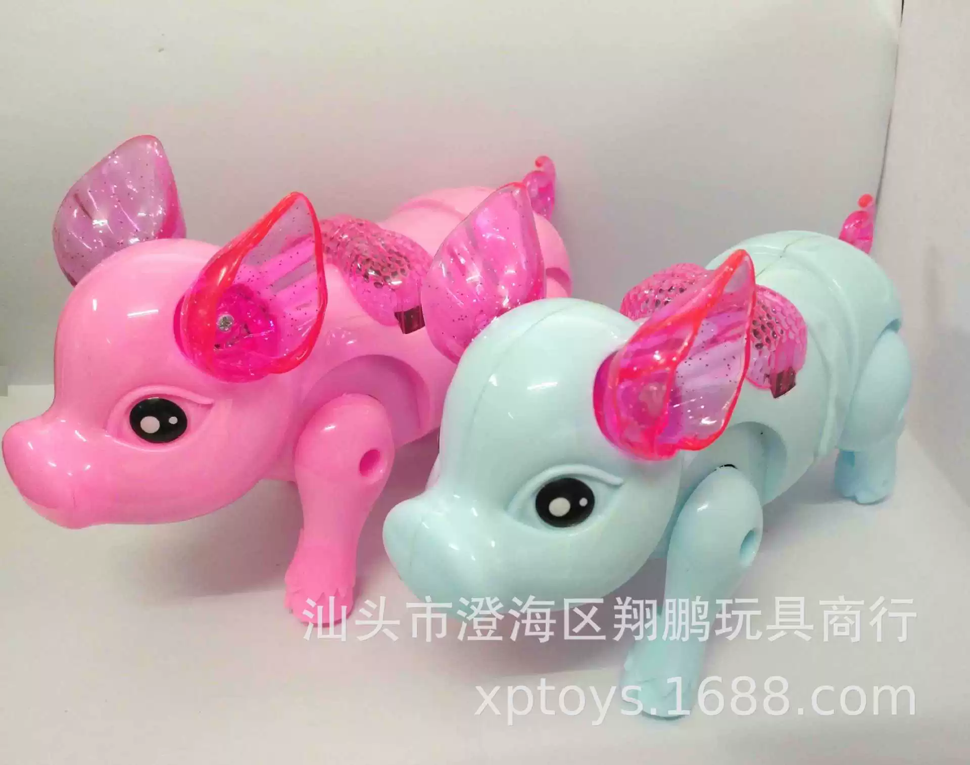 [Le Mei Toys] Электрическая светящаяся музыкальная верёвка-связыва с поросятами ночной рынок выставка бегущие реки и озеро игрушки оптом