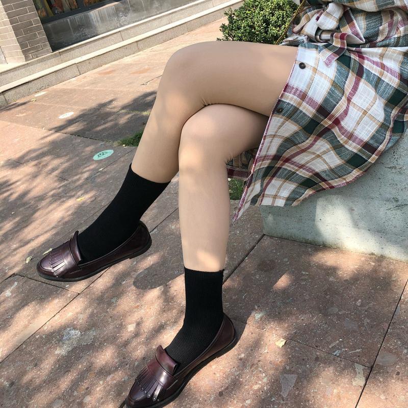 帮手主图-秋冬光腿裸腿神器T裆肉色自然裸感加绒双层打底裤丝袜