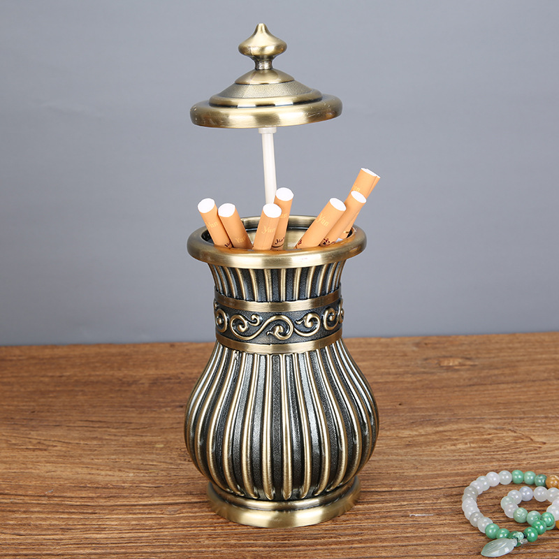 Classical style 20 installed green cigarette bucket Creative home…