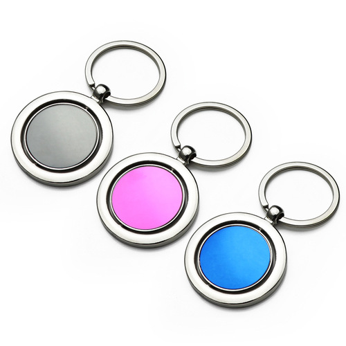 Losing prevention keychain promotional small gift car tag pendant DIY custom engraved LOGO