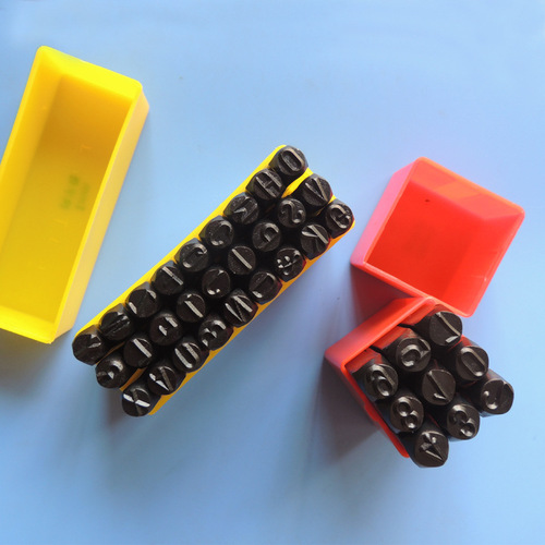 Steel seal, steel number, steel character code, steel letters, numbers, English characters