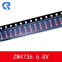 ZM4736 6V8 ��Ƭ��ѹ������ 6V8 1W���� LL-41 Բ����