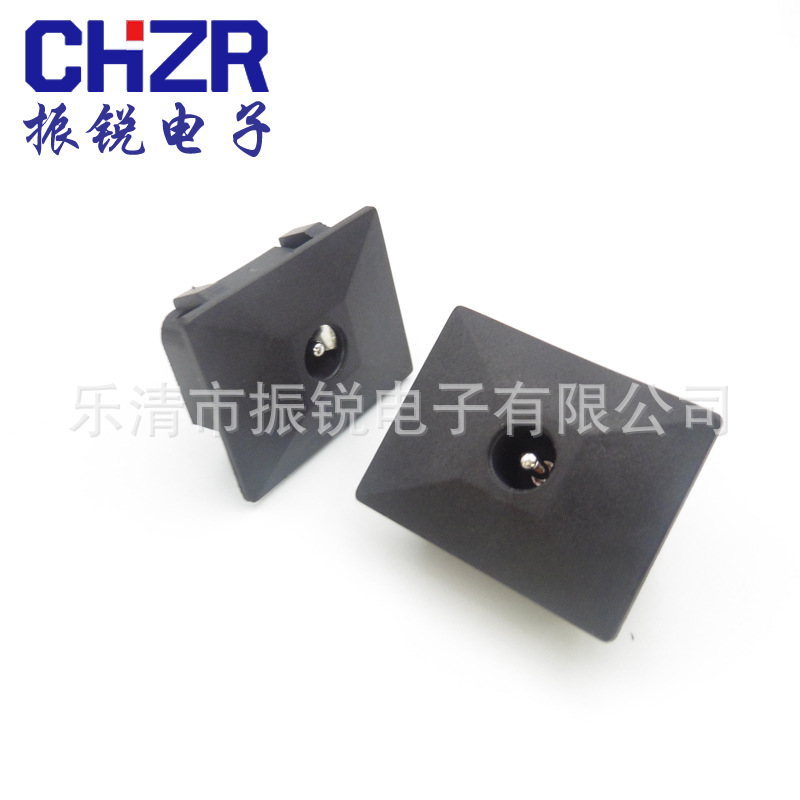 振锐供应DC直插式电源插座dc-022c dc插座  DC插座卡扣式插座环保