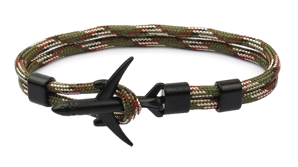 Simple Style Geometric Alloy Nylon Braid Unisex Bracelets