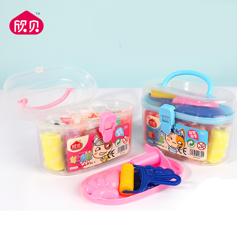 Пластилин, детский набор инструментов ручной работы для детского сада, 12 цветов, подарок на день рождения