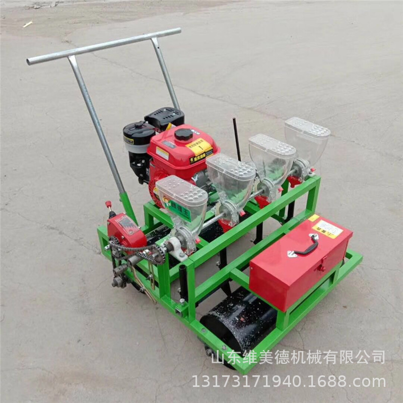小型菠菜香菜汽油自走式蔬菜播种机2020新款多功能蔬菜播种机