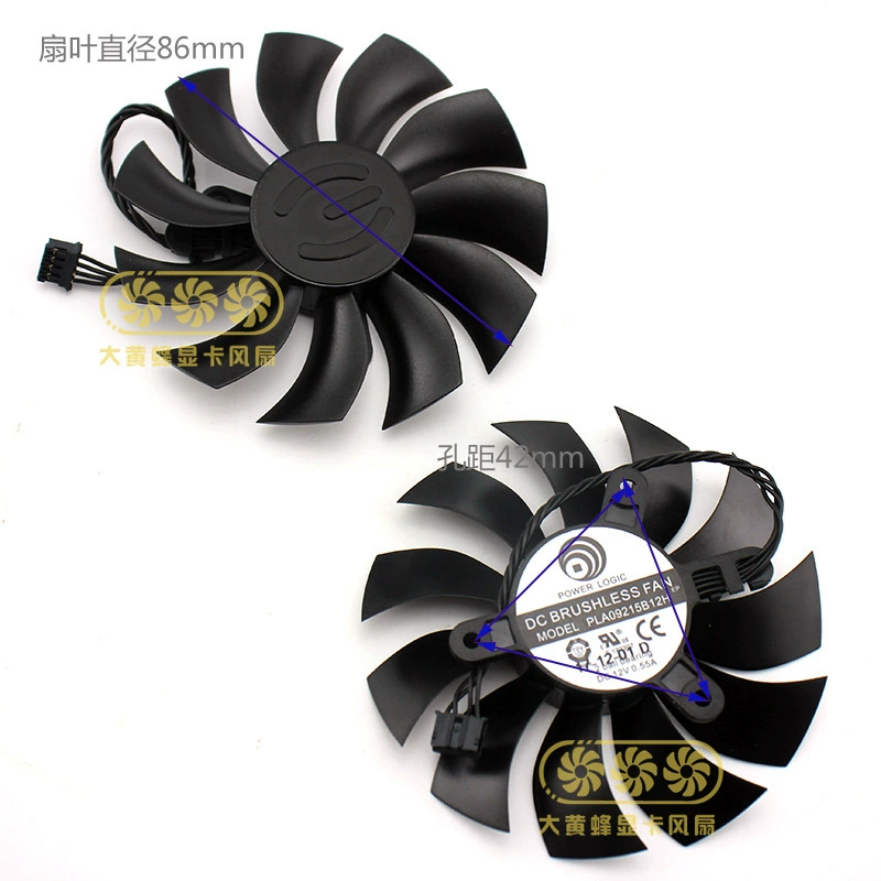 Вентилятор охлаждения для видеокарт EVGA GTX1060/960/950 SC GAMING PLA09215B12H