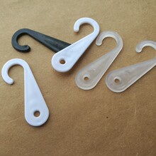 袜子挂钩毛巾钩透明问号勾白色肥勾黑色塑料挂钩品质好耐用批发