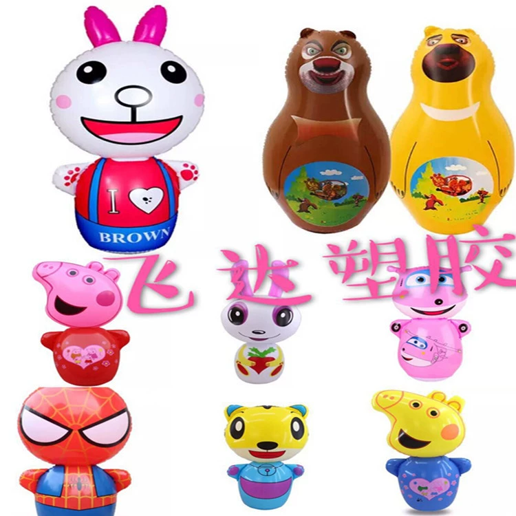 Big inflatable roly-poly doll PVC, toy, 91cm, increased thickness, custom-made