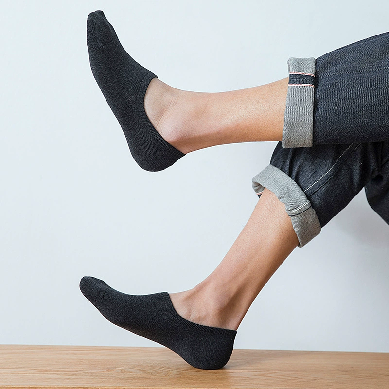 Men's low invisible summer thin socks, wholesale