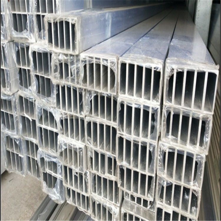 长矩形铝管50*100*5/3免费零割5mm厚空心铝合金管 现货供应