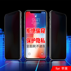 適用OPPORENO7/K9防偷窺手機貼膜 realmeX全屏高透防摔鋼化玻璃膜