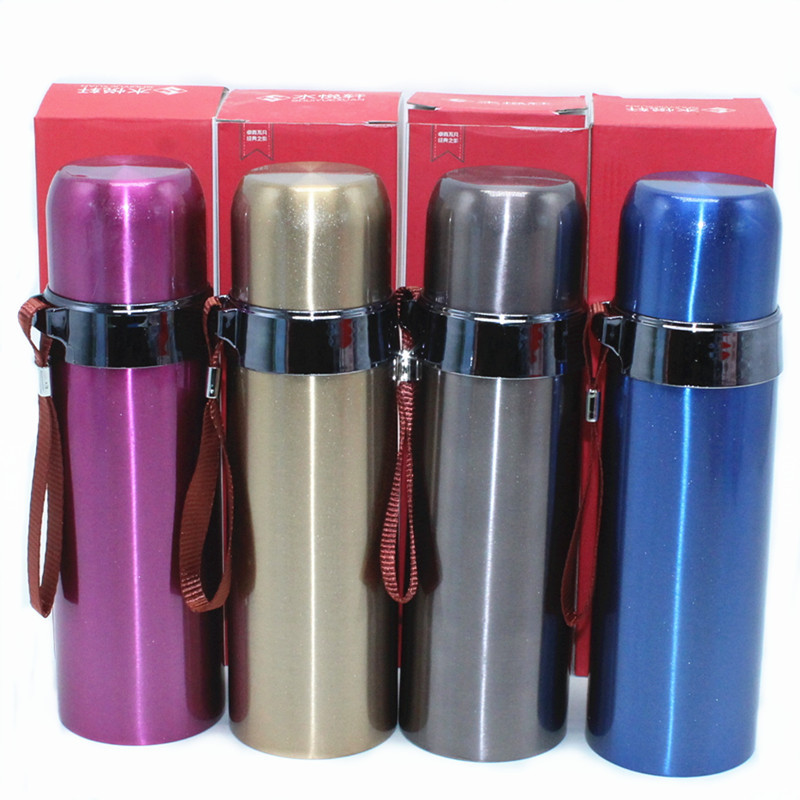 子弹头保温杯 长保温杯不锈钢杯子多元店日用百货批发