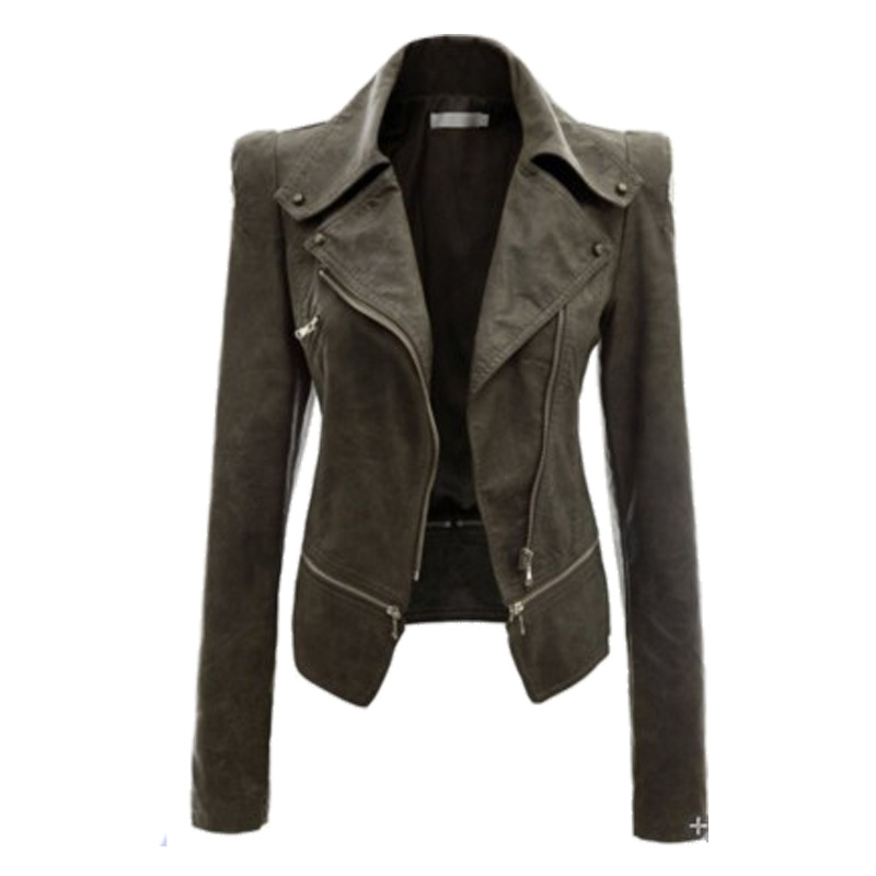 Veste cuir femme en PU - Ref 3447622 Image 33