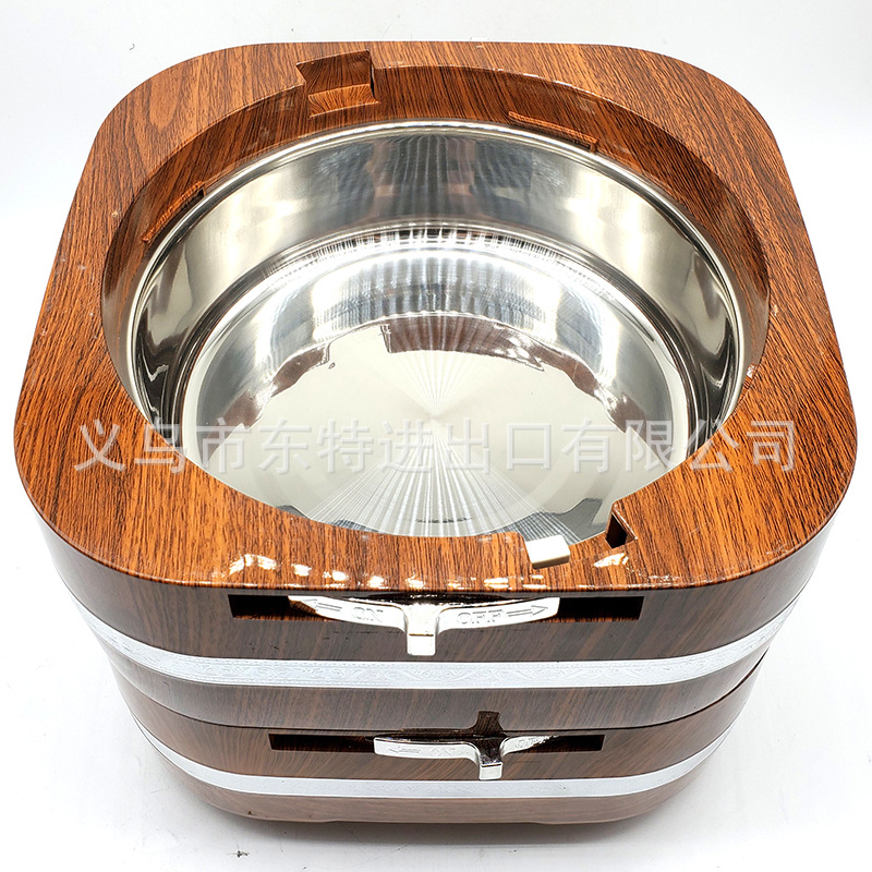 Factory direct sales lunch boxes, Japanese-style multi-layer combination lunch boxes, wood-grain lock-lock bento boxes, picnic lunch boxes detail image 8