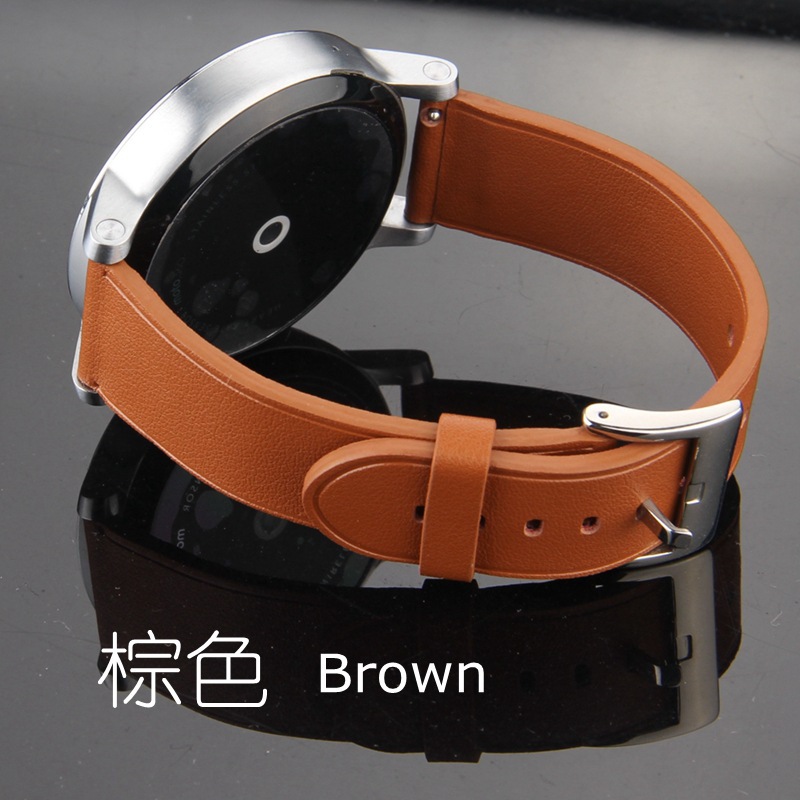 适用于摩托MOTO360二代手表真皮表带watch band 带生耳包装厂家