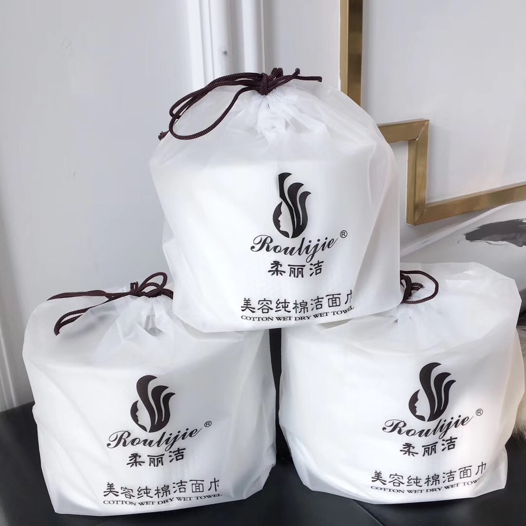 柔丽洁洗脸巾纯棉洁面巾美容巾加厚珍珠棉洗面巾带R洁面洗脸巾