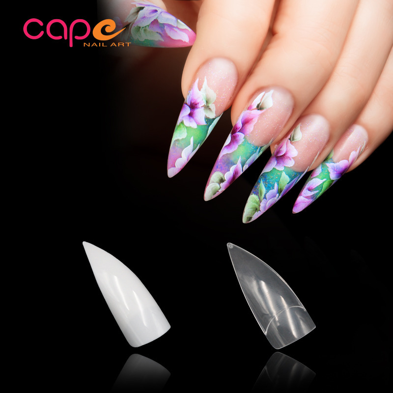 K · nail nail supplies false nails stage art nail tip long nail piece flat tip nail half stick