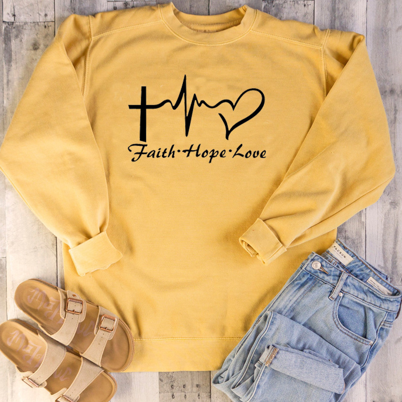 Faith Hope Love Sweatshirt 1