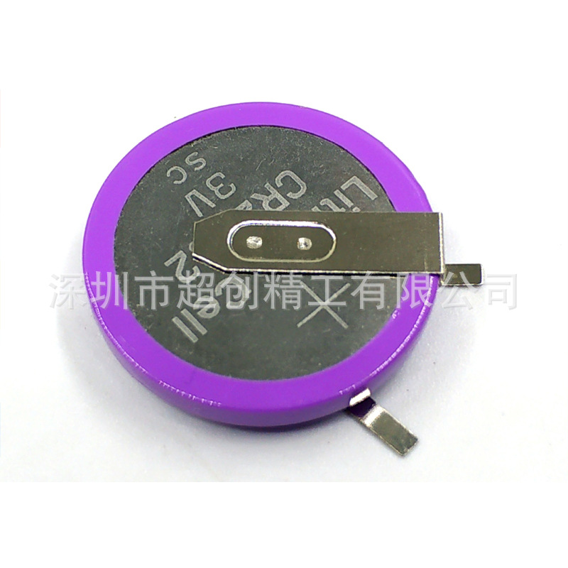 CR2032 3Ⅴ纽扣电池焊脚 带线 引线校讯通高容量 量大优惠