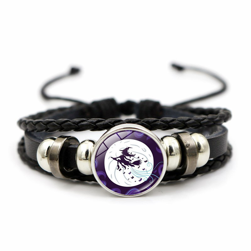 Bracciale halloween da donna con perle alla moda e pietre tempo_voghion.com