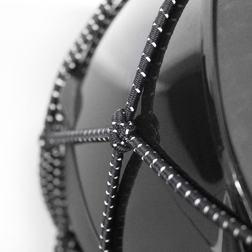 Motorcycle net pocket fuel tank helmet fixed net luggage pocket elastic night reflective straps straps rear seat equipment riding