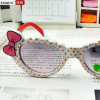 Children's sunglasses with bow, sun protection cream, Korean style, UF-protection