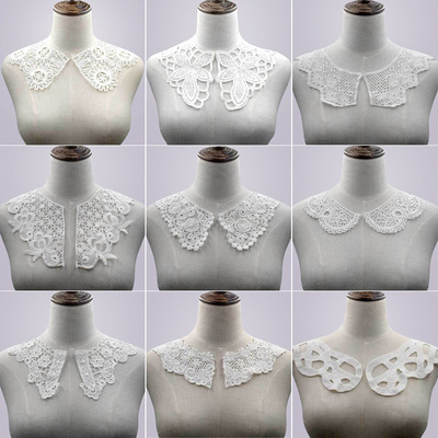 Fake collar Detachable Blouse Dickey Collar False Collar Versatile bud lace DIY accessories double collar fake collar women seasonal sweater with fake collar