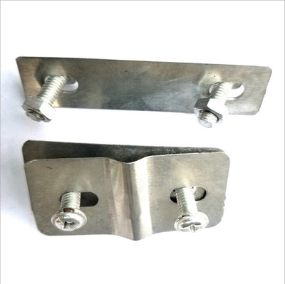 鐵制材料車筐菜籃夾片安裝配件 非朔料不鏽鋼自行車電動車筐配件