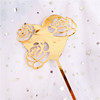 Qixi Valentine's Day Happy INS Wind, Simple Love Day LOVE Acrylic Cake Decoration Account