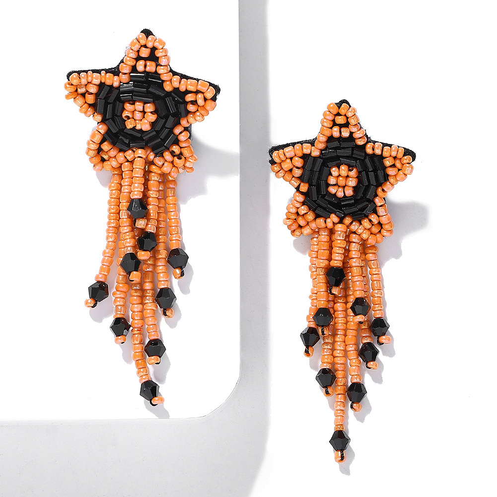 Funny Mizhu Tassel Earrings Unique Earrings Fashion Earrings Accessories display picture 9