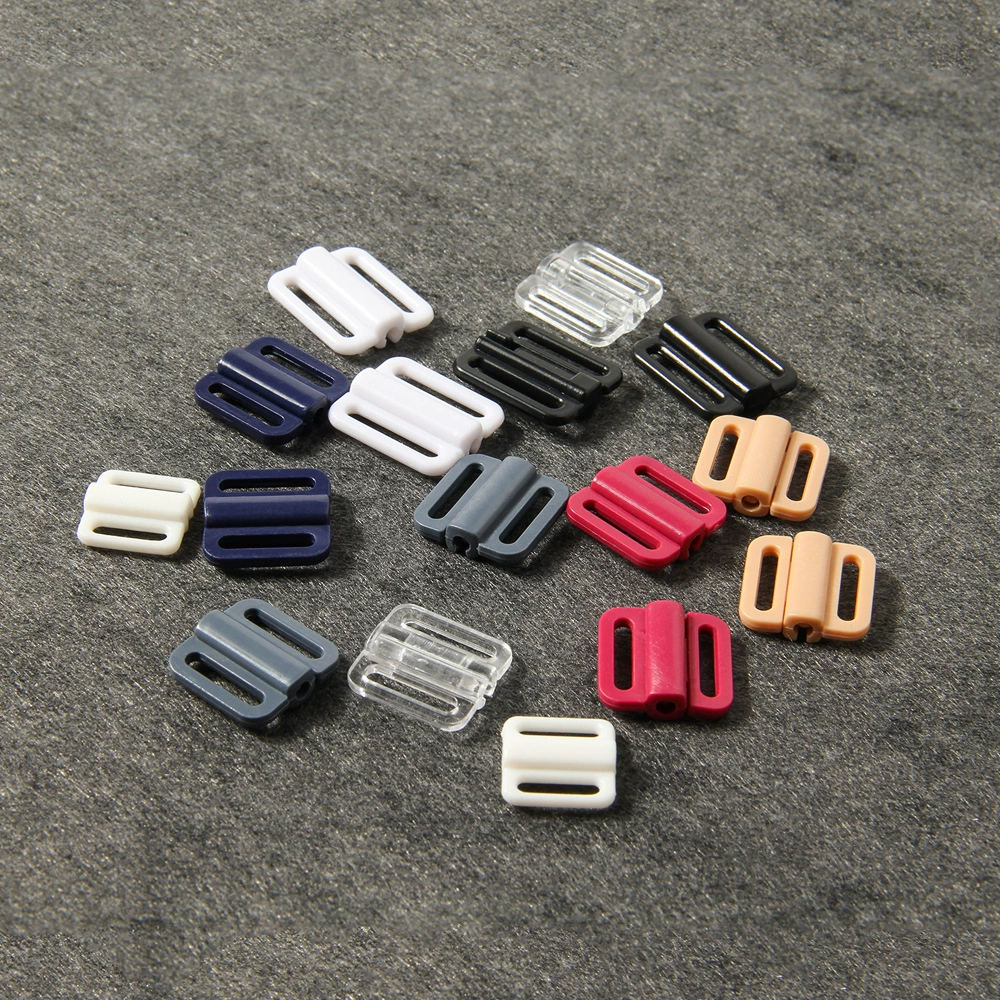 Поставка переднего типа бюстгальтер Пряжка пластиковая пряжка Пряжка прозрачное белье Пряжка купальник может быть окрашен