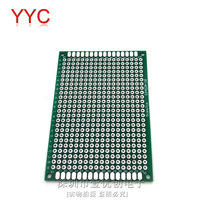 ˫��������2.54MM���5*7CM5X7���ܰ����ð嶴���� �������Ͷ���