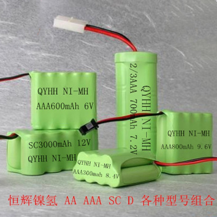 NI-MH镍氢充电组合电池2.4V/3.6V/4.8V/6V/7.2V/8.4V/9.6V/12v