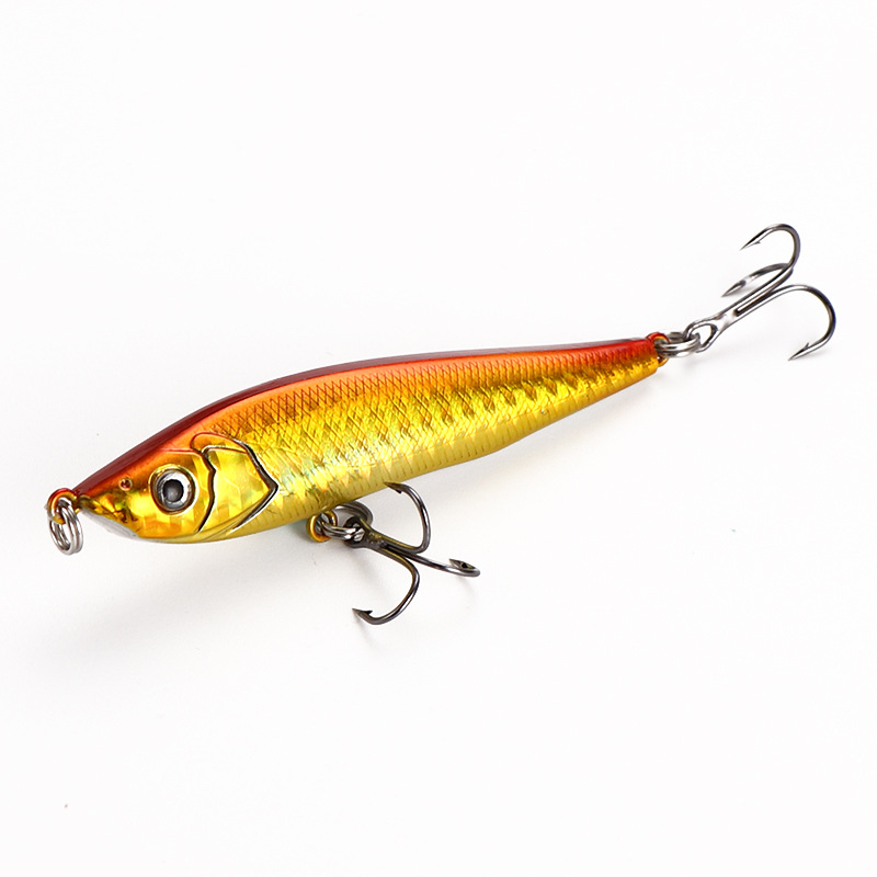 Sinking Minnow Lures Shallow Diving Minnow Baits Bass Trout Fresh Water Fishing Lure