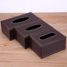 创意欧式皮革纸巾盒汽车酒店纸巾盒批发车载pu皮质抽纸盒批发