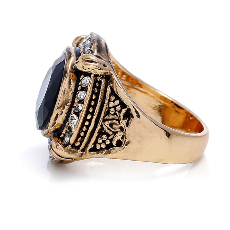 Anillos De Moda Para Mujer Nuevo Rhinestone Resin Boho Vintage Ring display picture 8