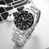 Fashionable waterproof steel belt, quartz sports swiss watch