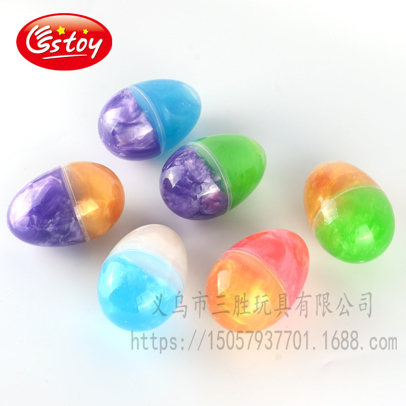 Egg color crystal mud