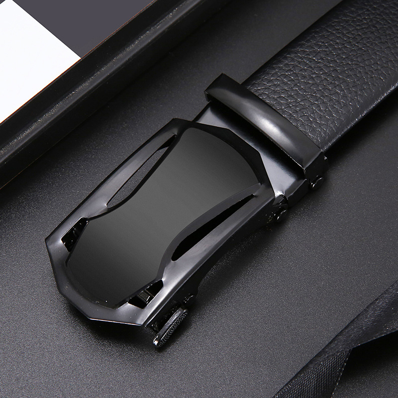 Cintura da uomo nuova vendita calda Cintura da lavoro con fibbia automatica Cintura da temperamento alla moda Cintura con fibbia in ferro in PVC_voghion.com