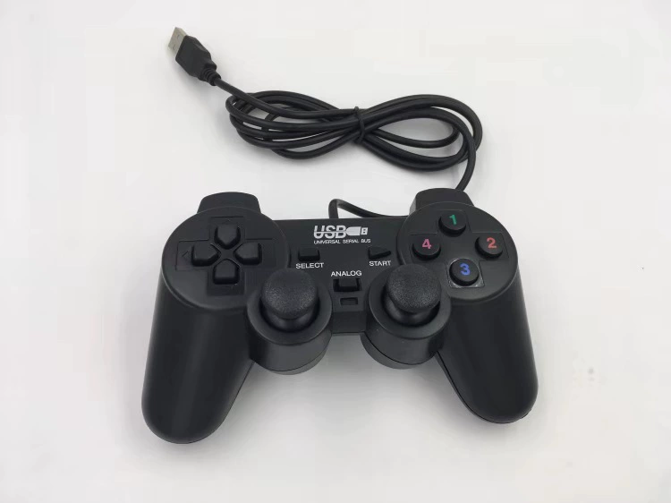 Source manufacturer USB gamepad PS2 appearance singles wired PC computer game machine handle