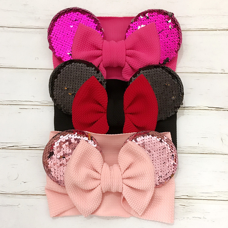 Cute Bow Knot Cloth Hair Band 1 Piece display picture 3