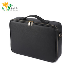 多功能雙層防水PU美甲化妝包 便攜旅行化妝包 隨身化妝收納包