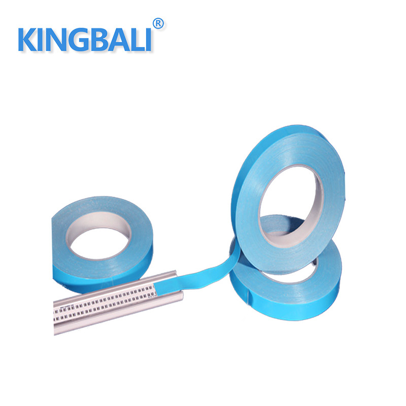 柔软自粘 蓝色导热双面胶带 液晶电视导热