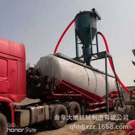 粉煤灰库房自吸式气力输送机 200型石灰石粉气力吸灰机图片