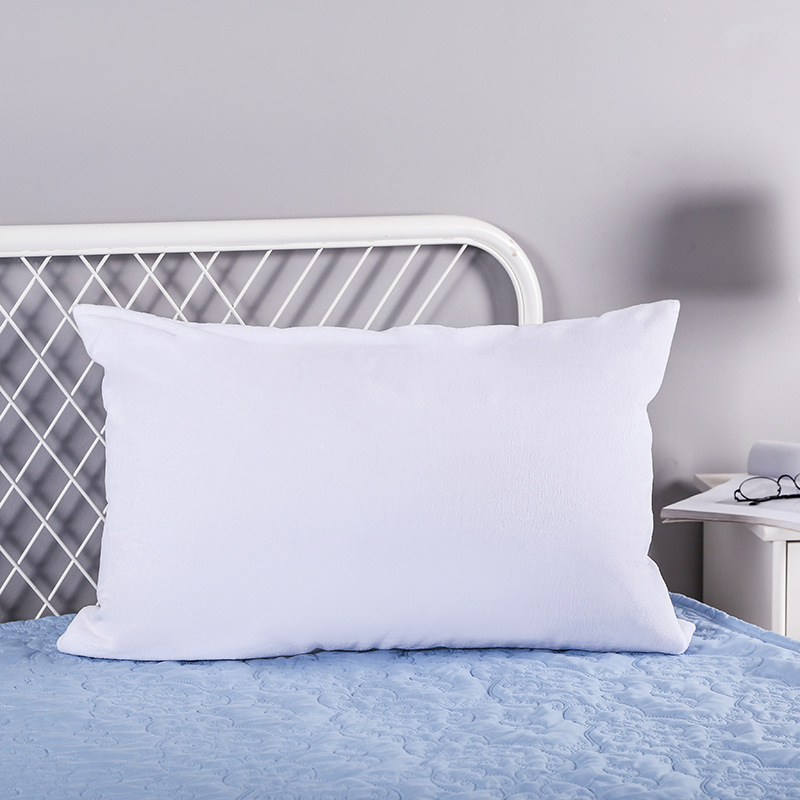 珊瑚絨枕套酒店枕頭套柔軟舒適防水珊瑚絨親膚枕套枕芯保護亞馬遜