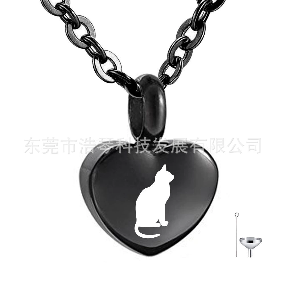 Внешняя торговля горячие продажи европейских и американских ювелирных изделий в форме сердца флакон духов кулон памятные ПЭТ пепел кулон ожерелье кремации ювелирные изделия